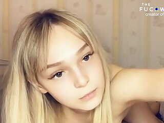 Insane Bombshell makes a sumptuous pulsating oral creampie to classmate